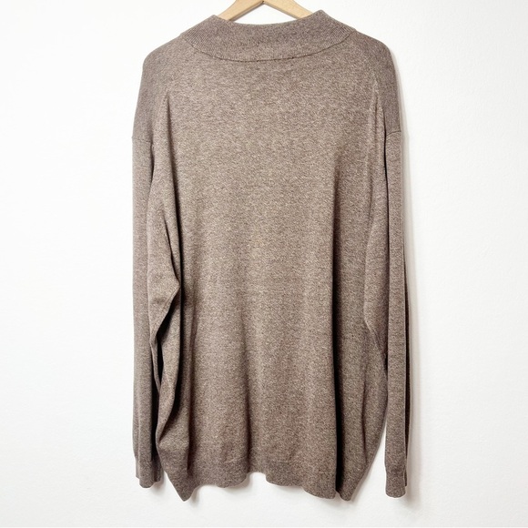 Roundtree & Yorke Size 4T Long Sleeve Brown Men Sweater Brand New - Picture 2 of 5